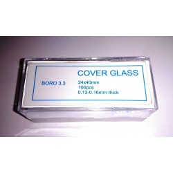 Krycí skla 24x40 mm (100 ks)
