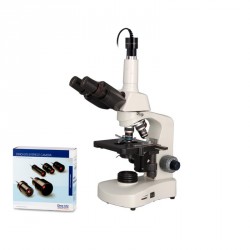 Trinokulární mikroskop s kamerou Model DSM 53-CZ 1,3 Mpix - LED