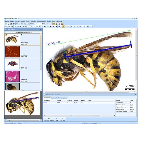 QuickPHOTO CAMERA - Software pro mikroskopy