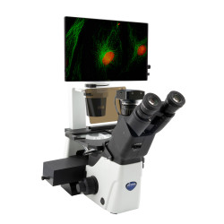 Inverzní mikroskop IM-300LD4D s kamerou a dotykovou obrazovkou