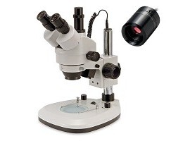 Stereomikroskopy s kamerou (měřící SW)