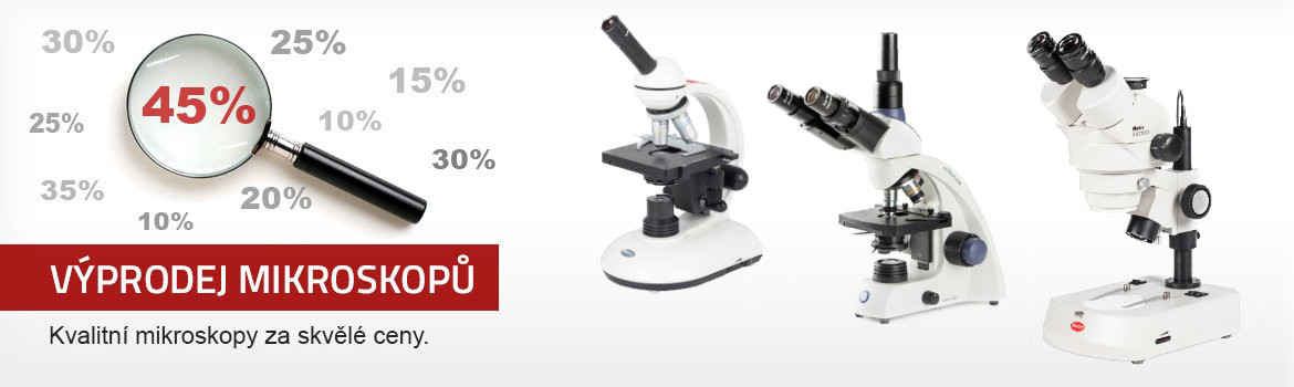 Výprodej mikroskopů